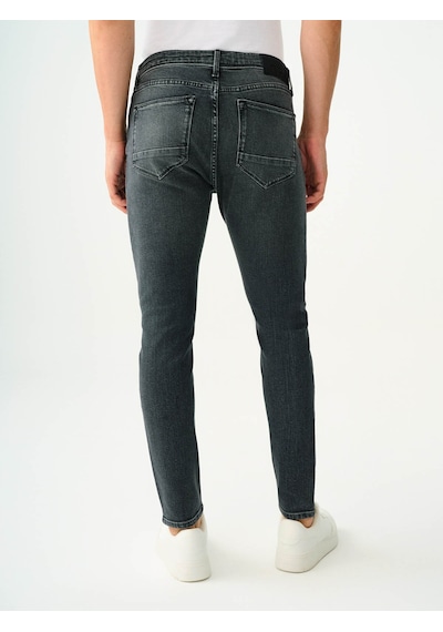 Loft Erkek Jean Pantolon Koyu Gri Lf2037012 Justin Skinny Fit Koyu Gri