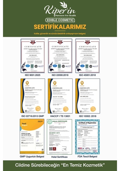 Kiperin Serum Gece Yenileyici & Onarıcı Niasinamid, Hyaluronik Asit, Gül 30 ML