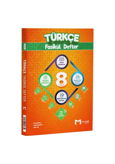 Mozaik 8.sınıf Fasikül Defter Türkçe - 2026-27