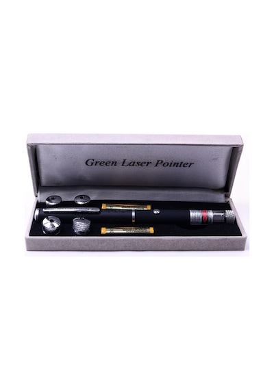 Büro Ev Ofis Kamp Keyfi İçin Kırmızı Işıklı Lazer Tip Pointer Gri