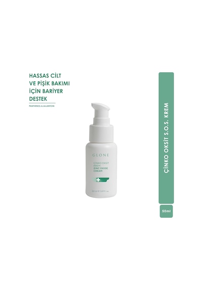 Çinko Oksitli Sos Onarıcı Krem,50ml - Tahriş Ve Kızarıklık İçin Yatıştırıcı Bariyer Bakımı