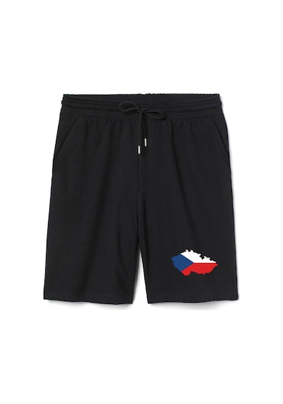 Euro 24 Czech Erkek Siyah Şort Siyah