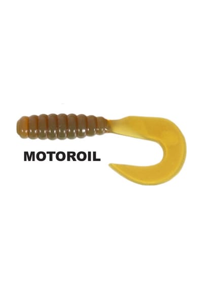 Ryuji Swim Worm Motor Oil 5.5cm Kokulu Tpr Slikon Yem 8 Adet
