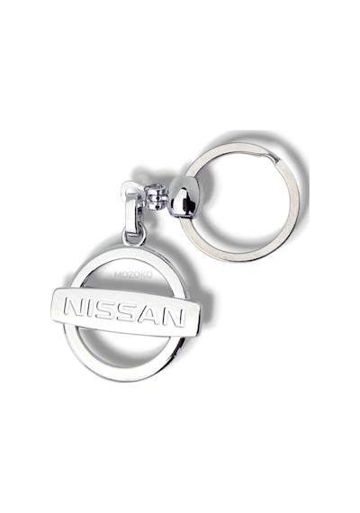 Yüksek Kaliteli Nissan Logolu Metal Araç Anahtarlık Çift Yönlü Logo Hediyelik Araba Anahtarlık
