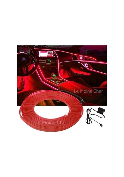 Mercedes C180k Kırmızı 2 Metre Neon Ip Led Torpido Fitili