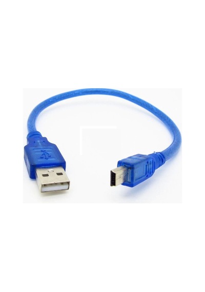 30cm Mini Usb Kablo Mavi 480 Mbps Usb 2.0 Hot