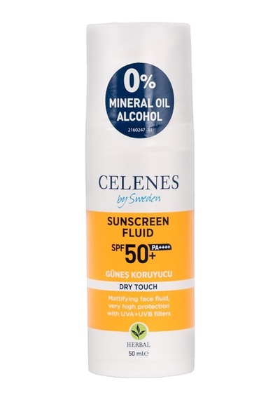 Celenes Herbal Spf 50+ Güneş Koruyucu Krem Dry Touch 50 Ml Sku: Mır8690010395108