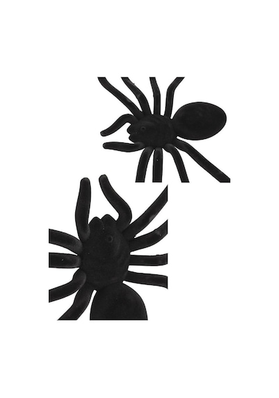 Halloween Örümcek 16cm Flok Kumaş Ast6764 Genel