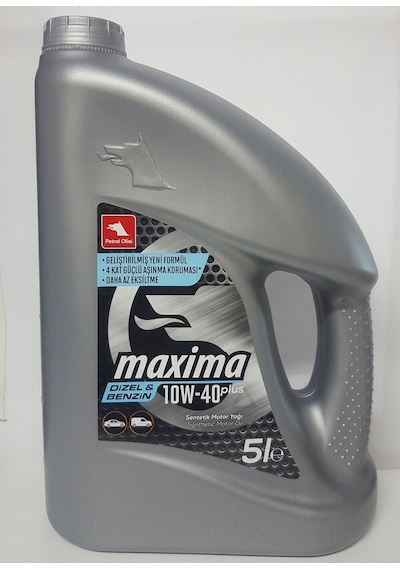 Petrol Ofisi Maxima Plus 10W-40 Sentetik Motor Yağı 5 L