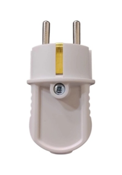 Arvia Topraklı Fiş Düz Beyaz 16 Amper 220 Volt Ip20 Erkek Fiş