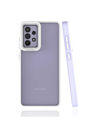 Galaxy A52 Kılıf Zore Mima Kenarları Renkli Silikon Kılıf