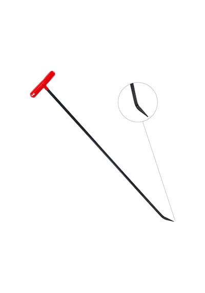 90 Cm 12 Mm Çap Tek Kıvrımlı Sivri Uç Boyasız Göçük Düzeltme Çubuğu - S2-04, Pdr Çubuk