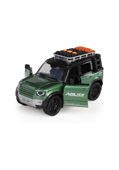 Vardem Kutulu Sürtmeli Işıklı Müzikli Off-road Lüks Araba - Yeşil Su Yeşili