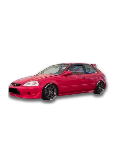 Honda Civic İes S2000 Ön Ek Plastik Siyah Karlık-ön-ek-bodykit Makyajlı Kasa 1999 2000 2001