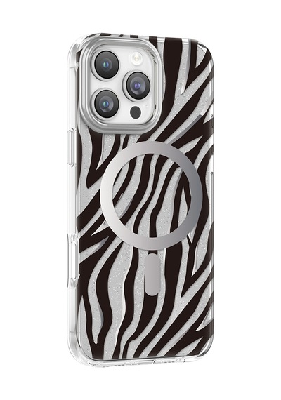 İphone 16 Pro Max Uyumlu Kılıf M-safe Şarj Özellikli Zore Paris Veyro Tpu Kapak Siyah