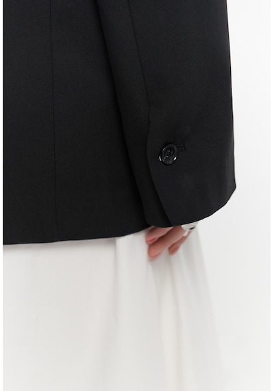 Mai Studios Co. Volda Yaka Detay Siyah Blazer Siyah