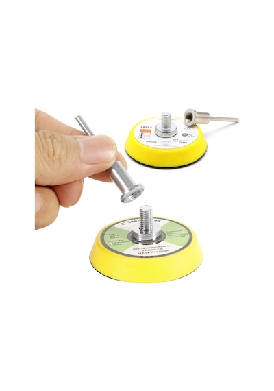 50Mm Mini Cırt Taban Ve Zımpara Seti Mini Grinder Kinalar Için