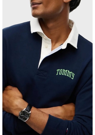 Tommy Jeans Logolu Pamuklu Regular Fit Düğmeli Polo Yaka Sweat Erkek Sweat Dm0dm23586 C1g Lacivert Tommy Jeans Logolu Pamuklu Regular Fit Düğmeli Polo Yaka Sweat Erkek Sweat Dm0dm23586 C1g Lacivert