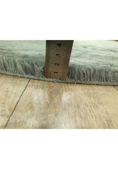 Balat Halı Dekoratif Koyu Gri Peluş Yumuşak Yuvarlak-oval Halı Karışık, Çok Renkli