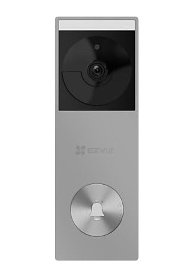 Ezviz Hp3 Pro 3mp 2k Kablosuz Görüntülü Kapı Zili, Bataryalı, Güneş Paneli Dahil, İnsan Algılama, Çift Yönlü Konuşma
