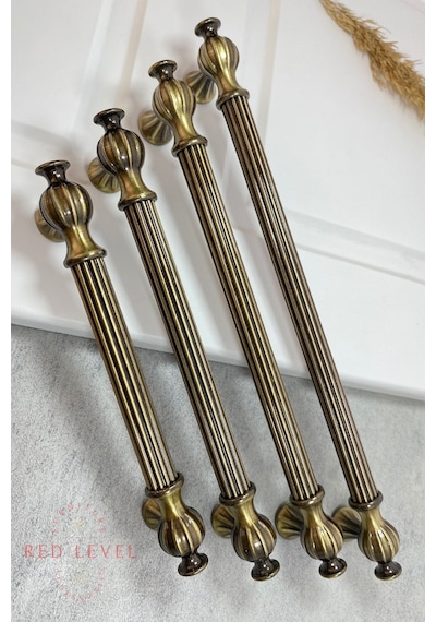 Hitit 224 Mm Antik Sarı Modern Metal Kulp Modelleri Lüks Country Mutfak Dolap Çekmece Mobilya Kulbu Antik Sarı