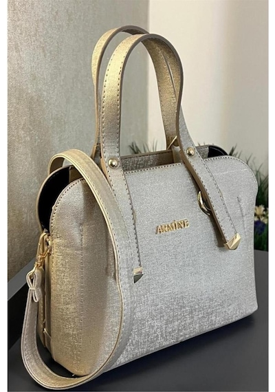Armine 364 Omuz Askılı Kadın El Çanta Bronz