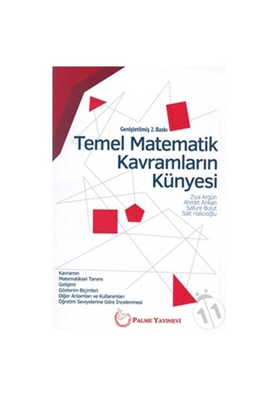 Temel Matematik Kavramların Künyesi Palme N11.18