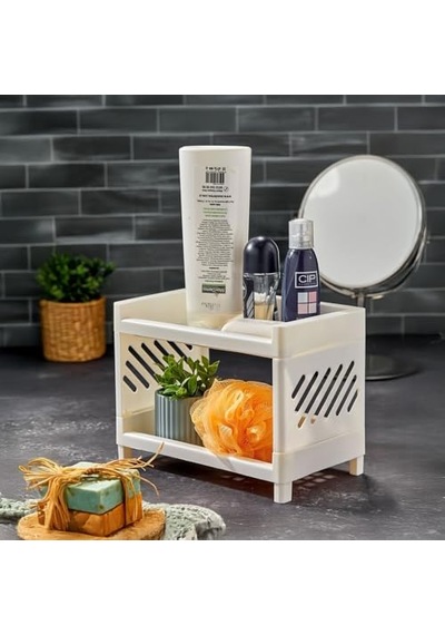 Deconox 2 Katlı Çok Amaçlı Makyaj Organizeri Şeffaf Akrilik Takı & Kozmetik Düzenleyici Banyo, Mutfak Ve Çalışma Odası İçin Raf Modern Ve Yer Tasarruflu Açık Kahverengi Deconox 2 Katlı Çok Amaçlı Makyaj Organizeri Şeffaf Akrilik Takı & Kozmetik Düzenleyici Banyo, Mutfak Ve Çalışma Odası İçin Raf Modern Ve Yer Tasarruflu Açık Kahverengi