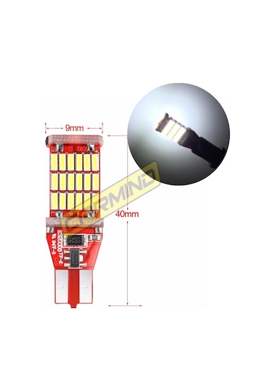 Carmind T15 Canbus Beyaz Led Ampul (45Led) 12V