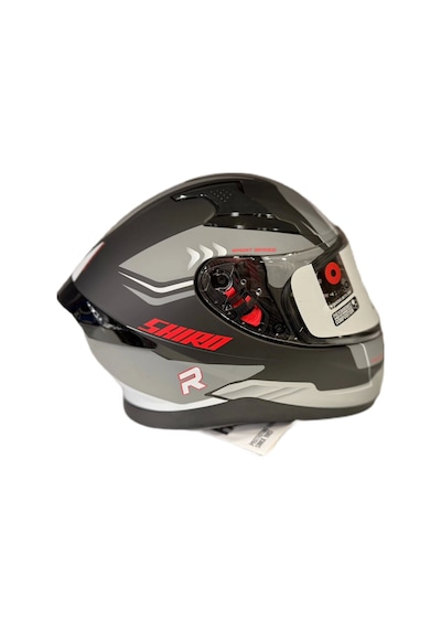 Shiro Katana Sv Orbe Kapalı Kask Mat Gri - Siyah