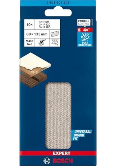 Parça Expert M480 Ağ Zımpara Seti Boyalı Ahşap Sert Ahşap 100x150 Mm Aksesuar Titreşimli Zımpara Makinesi