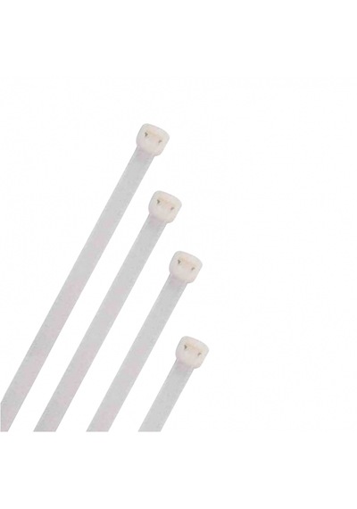 100x2,50mm Kablo Bağı Cırt Kelepçe Beyaz 300 Adet +100 Adet Hediye 150x2,50mm