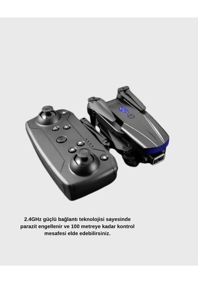 Znv Zenvia Mey İthalat 4k Katlanabilir Drone Uzaktan Kontrollü Wi-fi Görüntü Aktarımlı Znv2025 Cmn