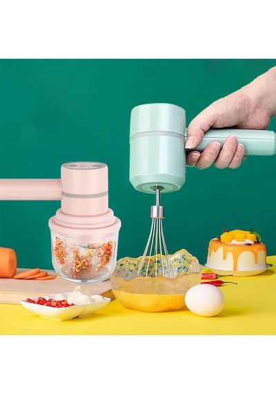 Mj Tech Şarjlı Taşınabilir Kablosuz Çırpıcı Mikser 250 ML