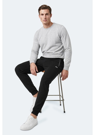 Slazenger Fernon Erkek Cepli Siyah Eşofman Altı