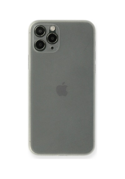 Apple iPhone Uyumlu  11 Pro Kılıf Pp Ultra İnce Kapak -  Beyaz