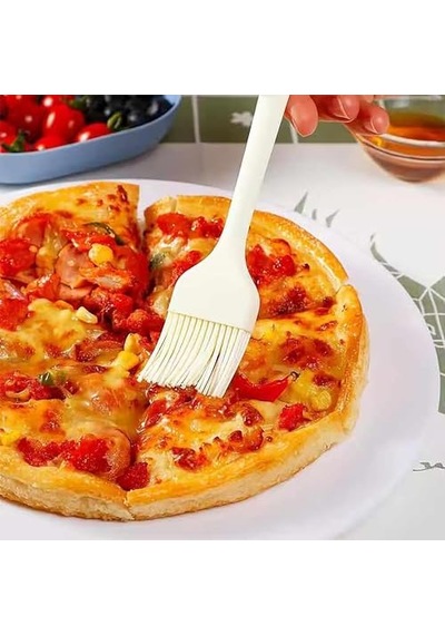 Promosyonca Kaliteli Silikon Yumurta Fırçası, 5 Farklı Renk Seçeneği Beyaz1
