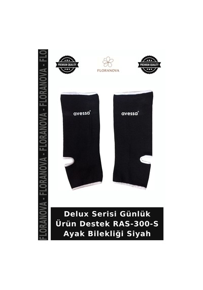 Delux Serisi Günlük Ürün Destek Ras-300-s Ayak Bilekliği Siyah