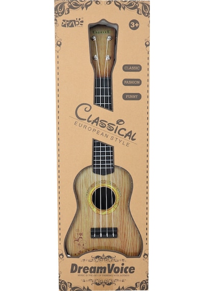 Eğlenceli Krem Gitar 53 Cm