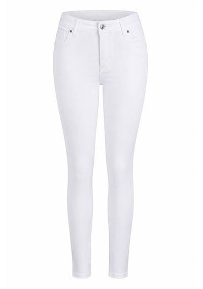 Double Slim Skinny Beyaz Kadın Jean Pantolon 3529