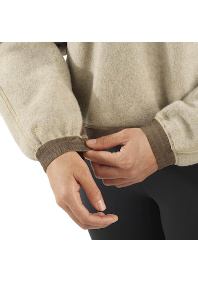 Salomon Chroma Fleece Crop W Taş