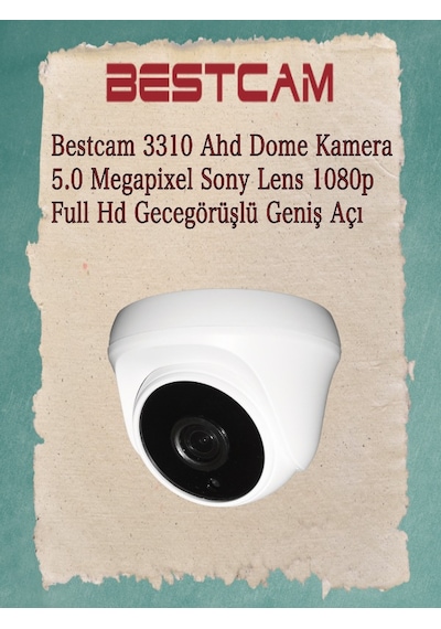 Ahd 3310 Dome Kamera 5 Mp Sony Lensli 1080p Full Hd Gece Görüşlü