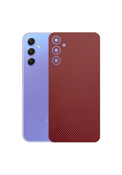 Kapps Samsung Galaxy A34 İle Uyumlu Fiber Serisi Premium Arka Kapak Kaplama Kenarlar Yoktur 50731130