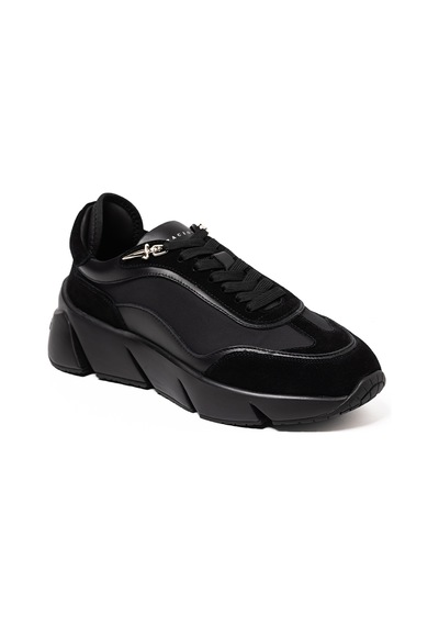 Ca999 Black Sneaker Erkek Mu69600tca 999 Paciotti Calf/suede Comascio Siyah