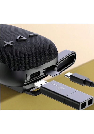 Xbyc 2727 Bluetooth Bağlantılı Hoparlör Su Geçirmez Şarjlı Bisiklet Motosiklet Hoparlörü Kırmızı Kırmızı