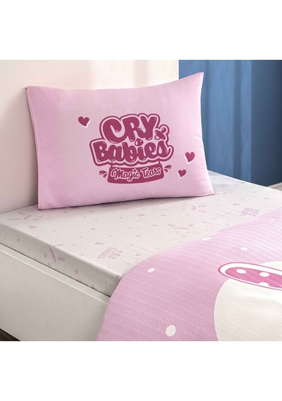 Taç Lisanslı Cry Babies Cute Pamuk Tek Kişilik Pike Takımı 000000001000051399 Çok Renkli