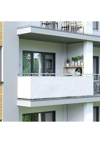Balkon Demiri Korkuluğu Brandası Çadırı 4 M X 70 Cm