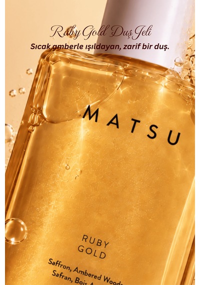 Ruby Gold Acı Badem & Safran Aromatik Duş Jeli 290 Ml Vanilya