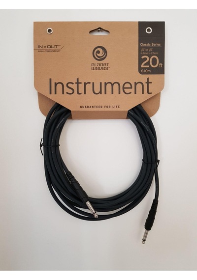Planet Waves Pwcgt20 Gitar Kablo Cls Ser 14 Inst Cbl 6 Metre Korozyona Dayanıklı - Saf Sinyal - Esnek