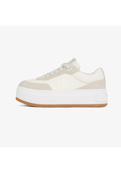 Calvin Klein Bold Flatf Low Lace Tumb Kadın Krem Sneakerdüzyw0yw01797